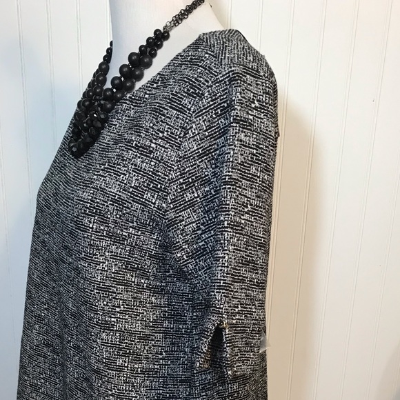 FINAL PRICE🥊 $168 NWT Adrienne Vittadini Cotton Blend Dress L - Picture 4 of 8